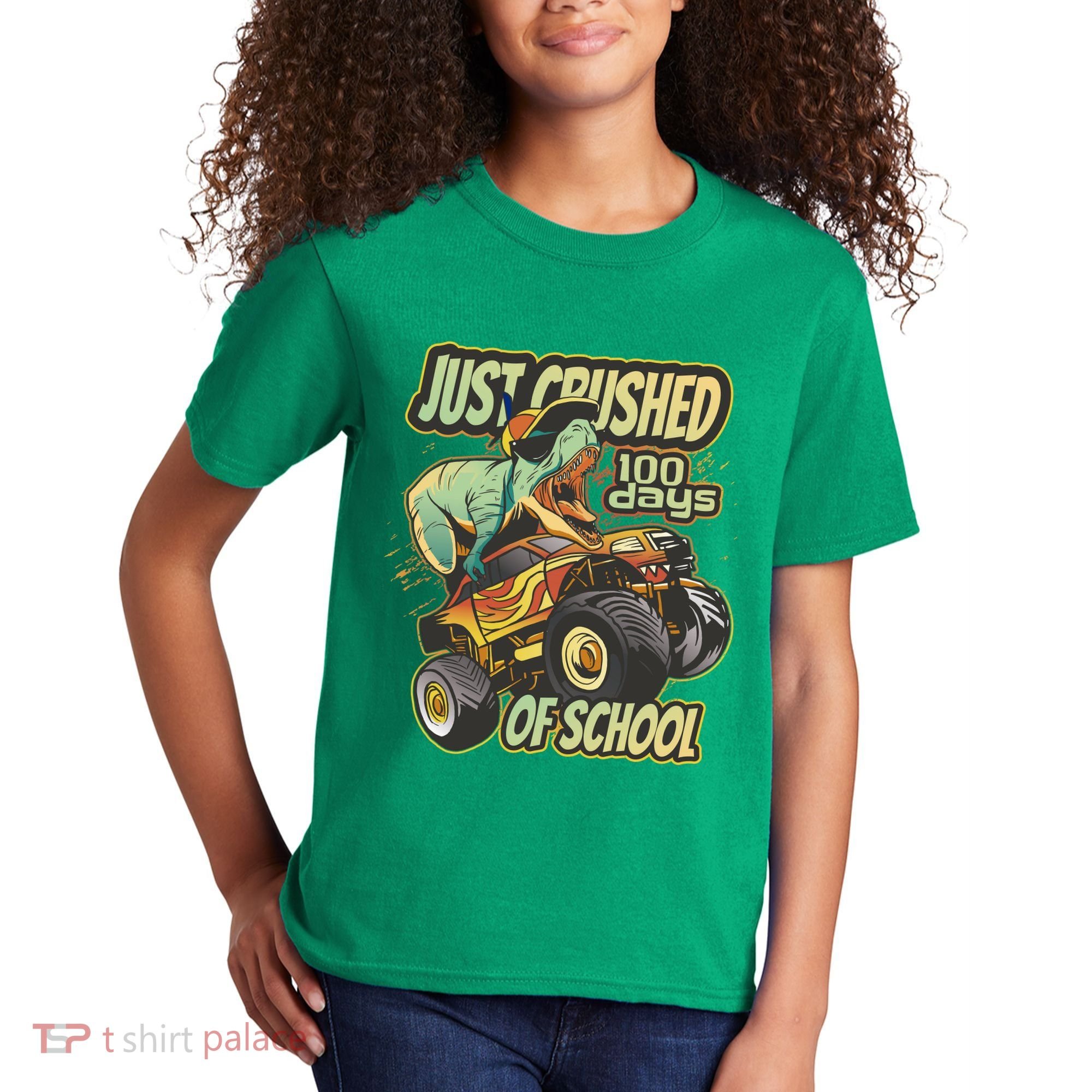 TRex Just Crushed 100 Days Of School Kids T-Shirt