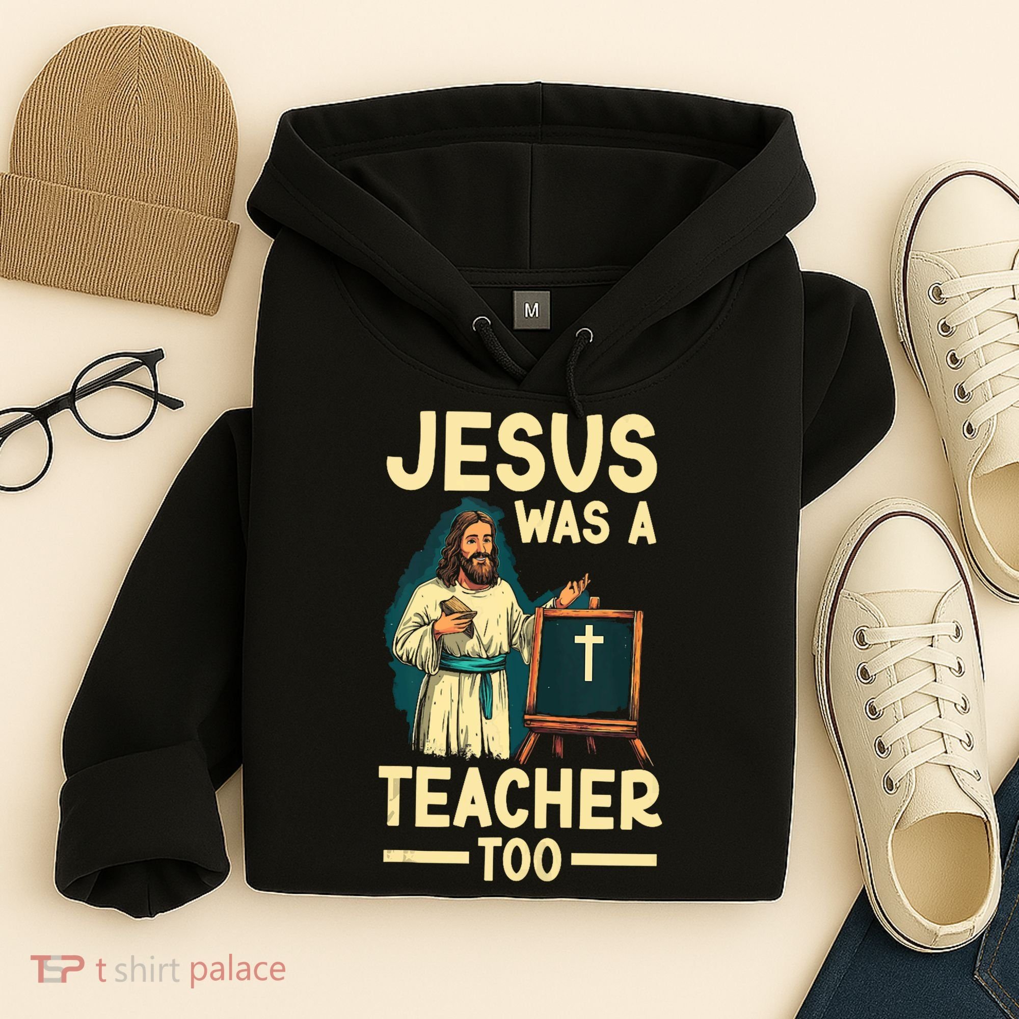 Teaching Jesus Christ Religion Christian School Teacher Hoodie