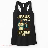 Teaching Jesus Christ Religion Christian School Teacher Women's Tank Top thumb 0