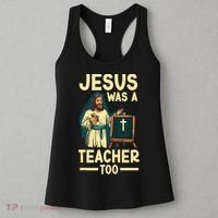 Teaching Jesus Christ Religion Christian School Teacher Women's Tank Top thumb 3