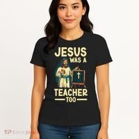 Teaching Jesus Christ Religion Christian School Teacher Women's T-Shirt thumb 4