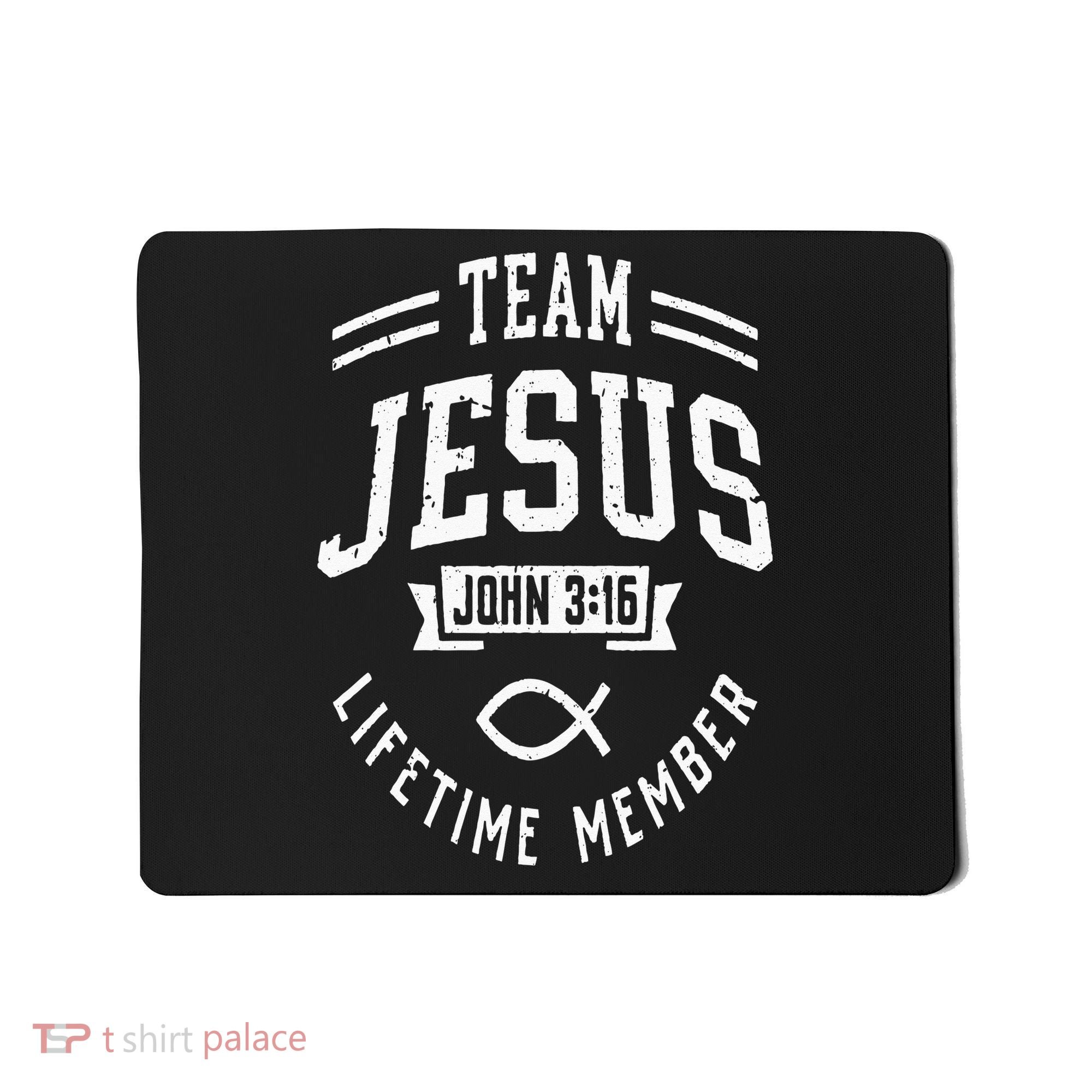 Team Jesus Christian Gifts Mousepad