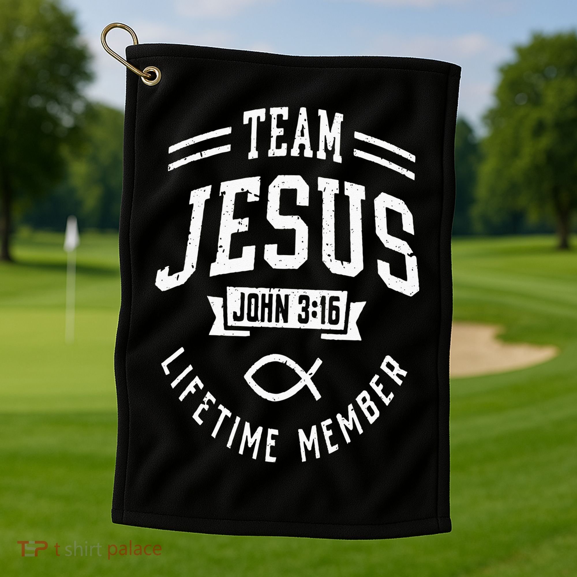 Team Jesus Christian Gifts Golf Towel