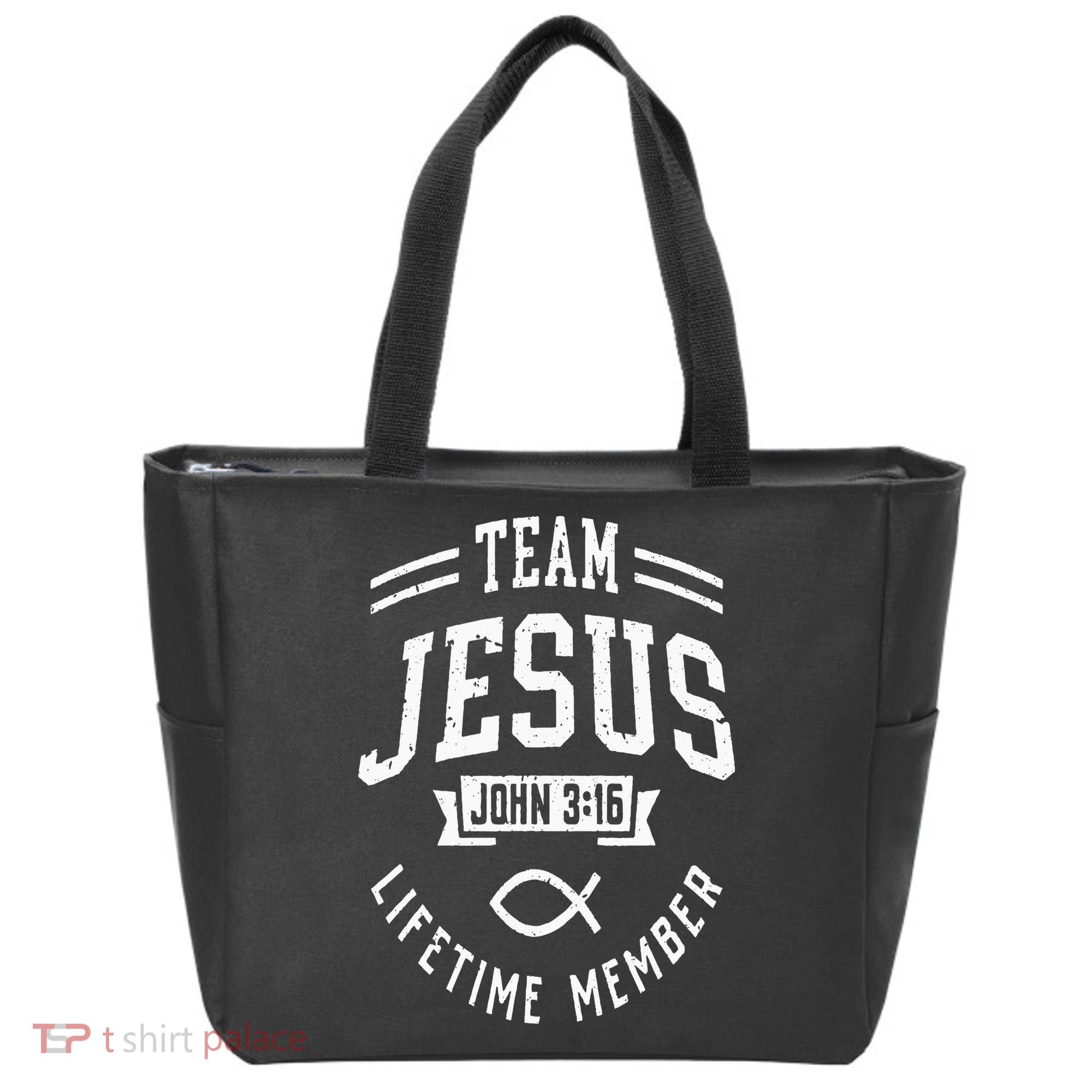 Team Jesus Christian Gifts Tote Bag