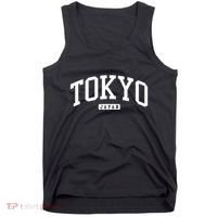 Tokyo Japan College University Style Tank Top thumb 0