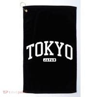 Tokyo Japan College University Style Golf Towel thumb 0