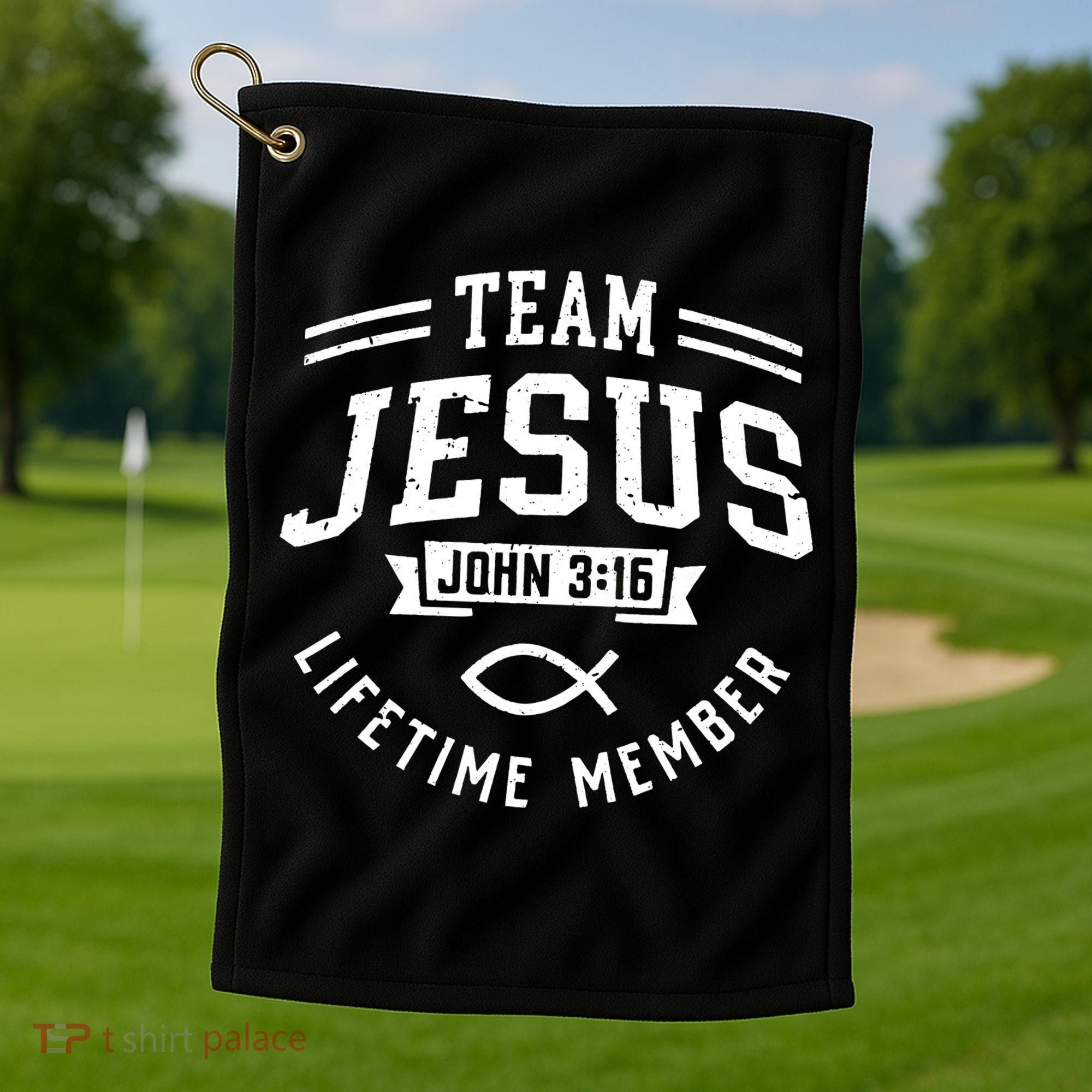 Team Jesus Christian Gifts Golf Towel