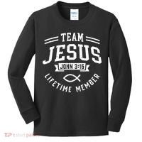 Team Jesus Christian Gifts Kids Long Sleeve Shirt thumb 0