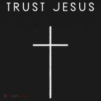 Trust Jesus Cross Minimalist Christian Religious Jesus Sweatshirt thumb 3