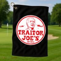Traitor Joe's Funny Golf Towel thumb 1