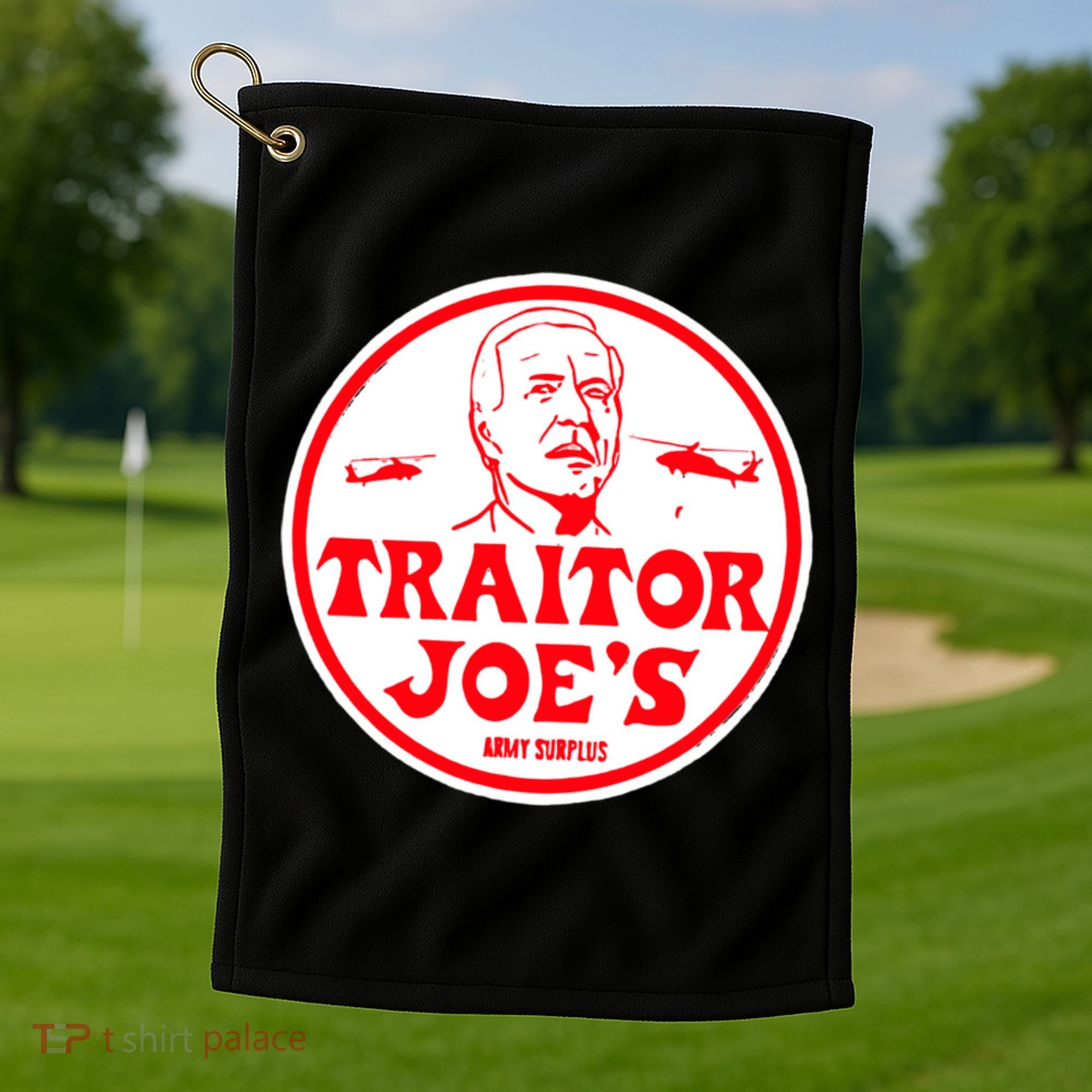 Traitor Joe's Funny Golf Towel