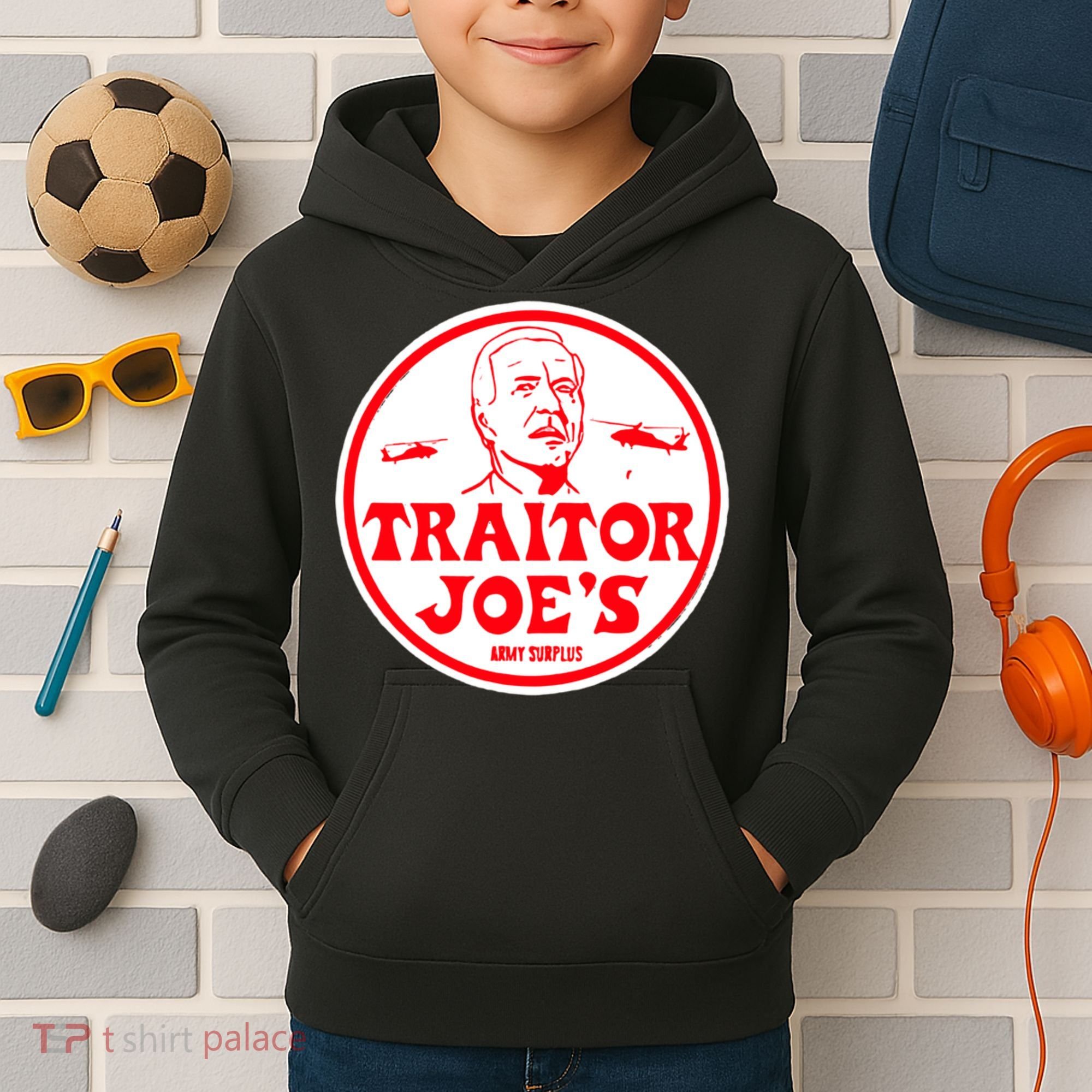 Traitor Joe's Funny Kids Hoodie