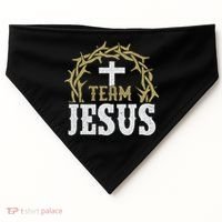 Team Jesus For Christian And True Believer USA-Made Doggie Bandana thumb 0