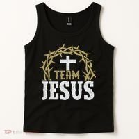 Team Jesus For Christian And True Believer Tank Top thumb 2