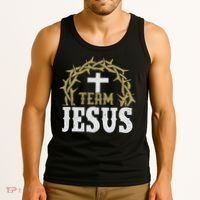 Team Jesus For Christian And True Believer Tank Top thumb 3