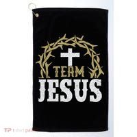 Team Jesus For Christian And True Believer Golf Towel thumb 0