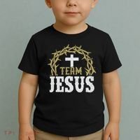 Team Jesus For Christian And True Believer Toddler T-Shirt thumb 2