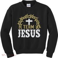 Team Jesus For Christian And True Believer Kids Sweatshirt thumb 0
