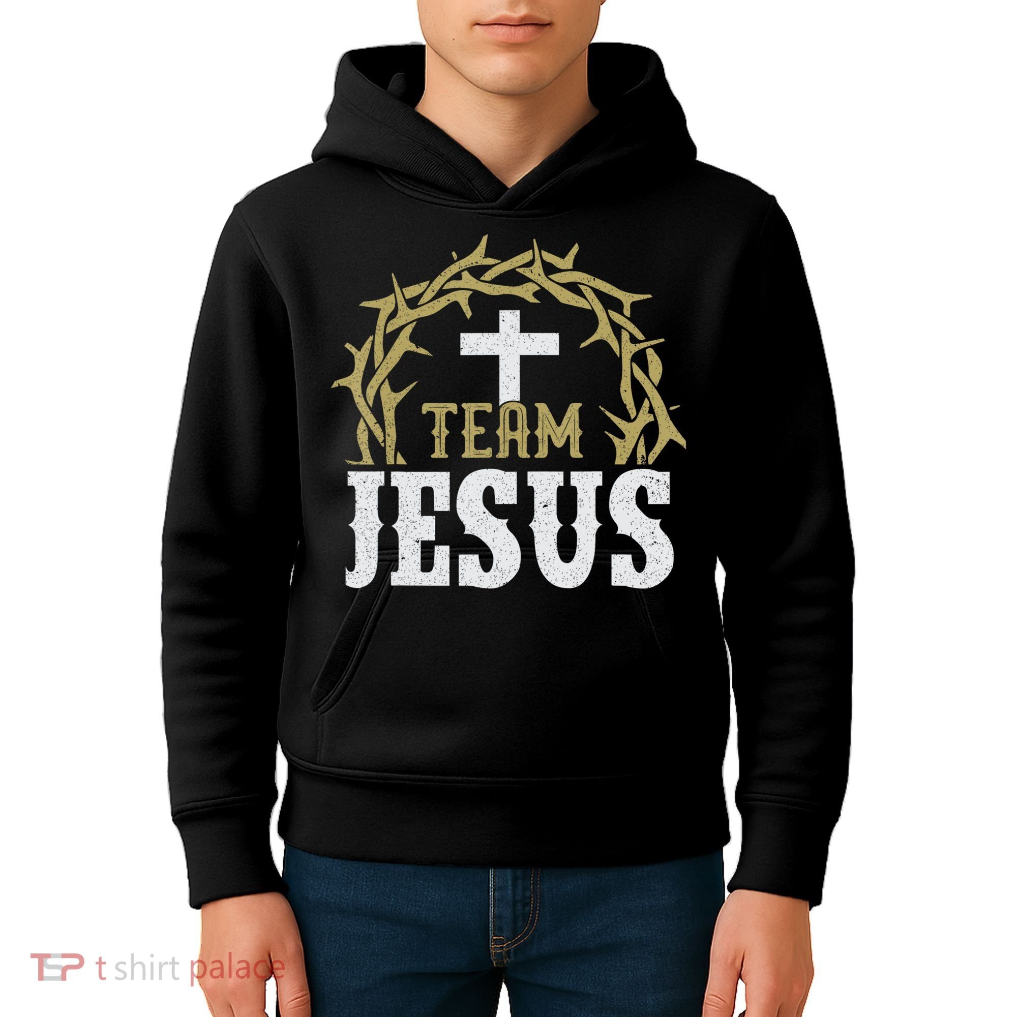 Team Jesus For Christian And True Believer Kids Hoodie
