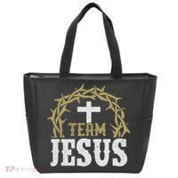 Team Jesus For Christian And True Believer Tote Bag thumb 0