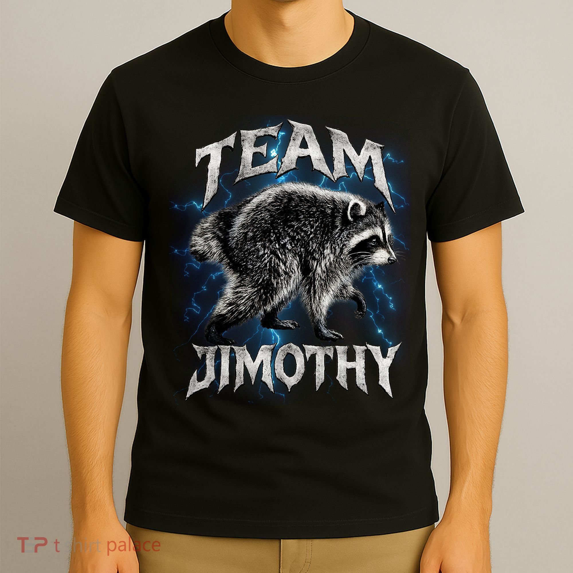 Team JIMOTHY Funny Raccoon Meme T-Shirt