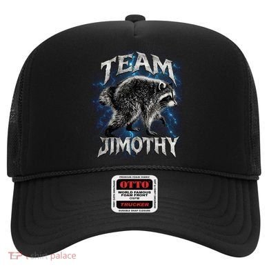 Team JIMOTHY Funny Raccoon Meme Hat