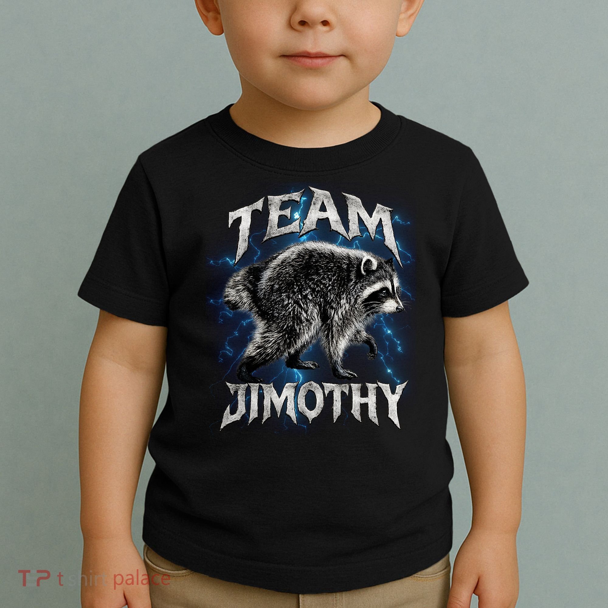 Team JIMOTHY Funny Raccoon Meme Toddler T-Shirt