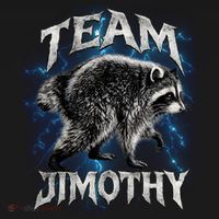 Team JIMOTHY Funny Raccoon Meme Women's Long Sleeve Shirt thumb 2