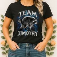 Team JIMOTHY Funny Raccoon Meme Women's T-Shirt thumb 2