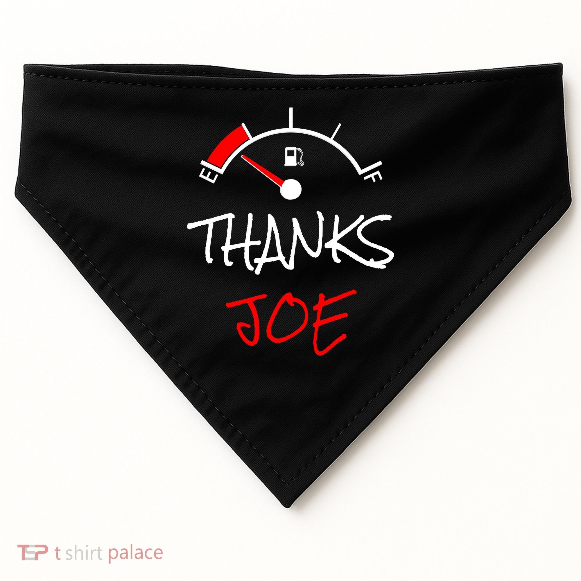 Thanks Joe Gas Tank On E Anti Biden USA-Made Doggie Bandana