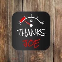 Thanks Joe Gas Tank On E Anti Biden Coaster thumb 0