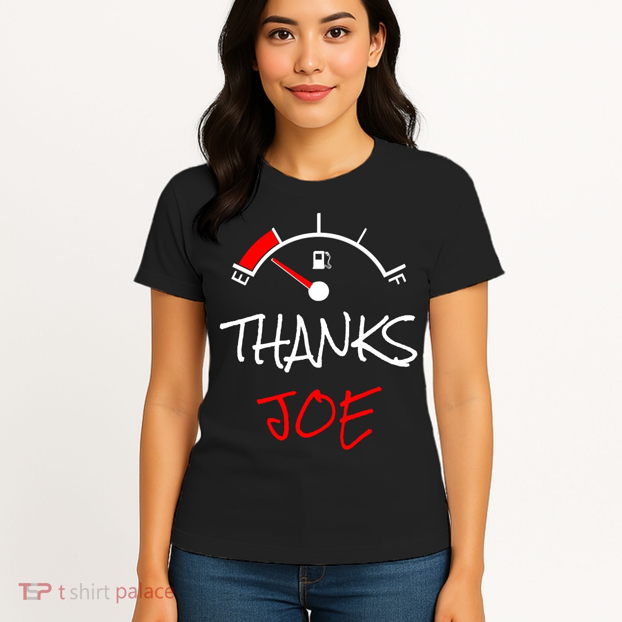 Thanks Joe Gas Tank On E Anti Biden Women's T-Shirt