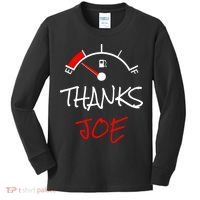 Thanks Joe Gas Tank On E Anti Biden Kids Long Sleeve Shirt thumb 0