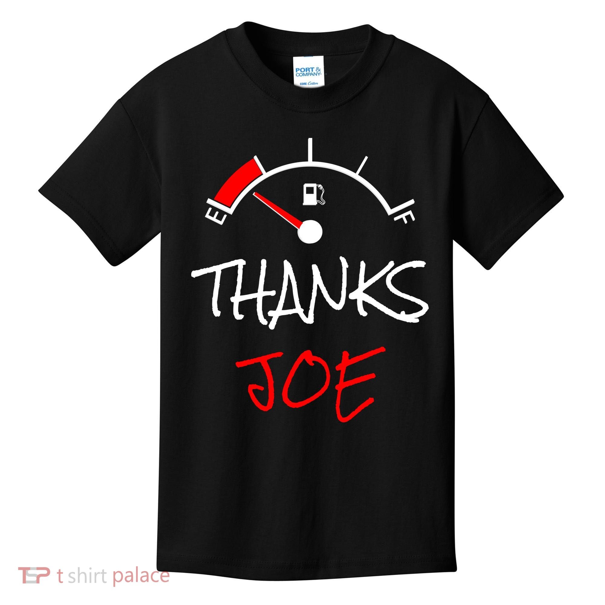 Thanks Joe Gas Tank On E Anti Biden Kids T-Shirt
