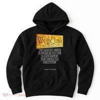 Thomas Jefferson Greatest Danger To American Freedom Hoodie thumb 0