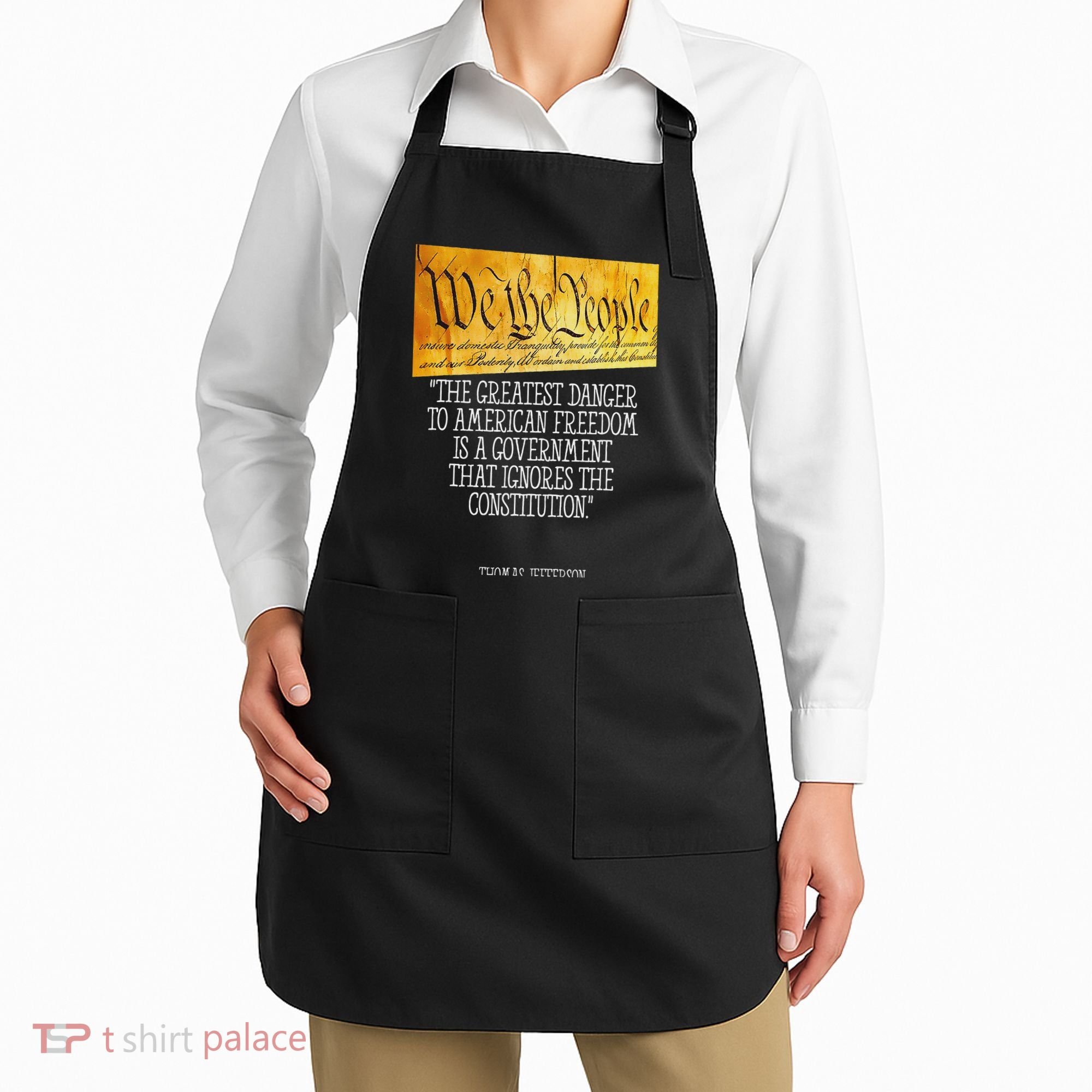 Thomas Jefferson Greatest Danger To American Freedom Apron