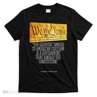 Thomas Jefferson Greatest Danger To American Freedom T-Shirt thumb 0
