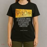Thomas Jefferson Greatest Danger To American Freedom T-Shirt thumb 4