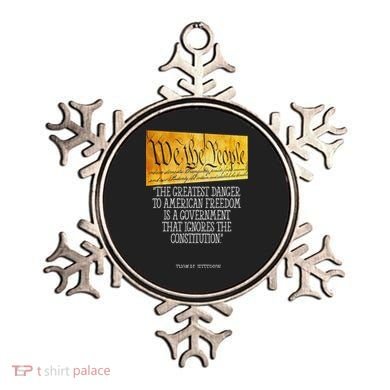 Thomas Jefferson Greatest Danger To American Freedom Ornament