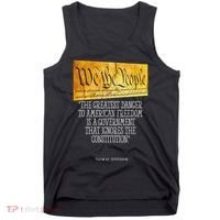 Thomas Jefferson Greatest Danger To American Freedom Tank Top thumb 0