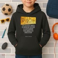 Thomas Jefferson Greatest Danger To American Freedom Kids Hoodie thumb 2