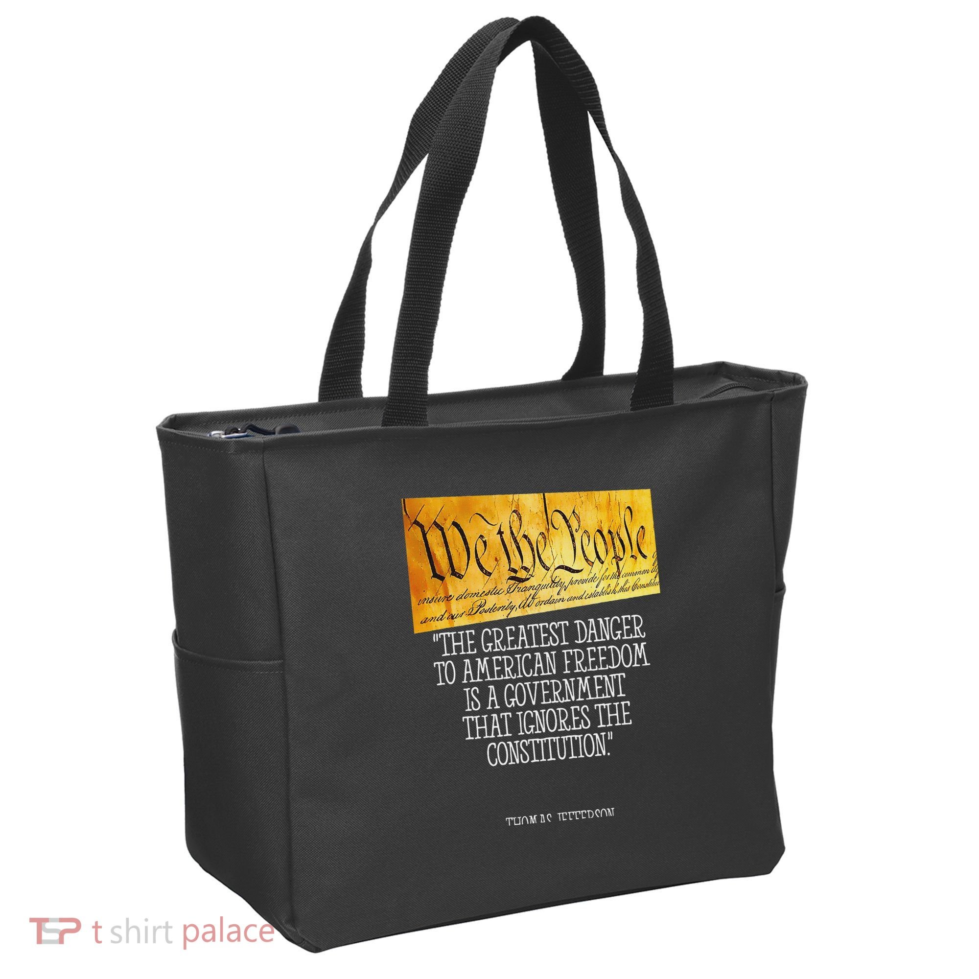 Thomas Jefferson Greatest Danger To American Freedom Tote Bag