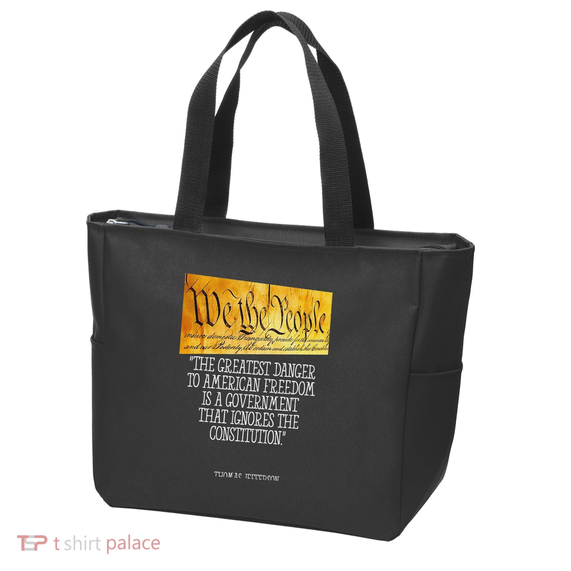 Thomas Jefferson Greatest Danger To American Freedom Tote Bag