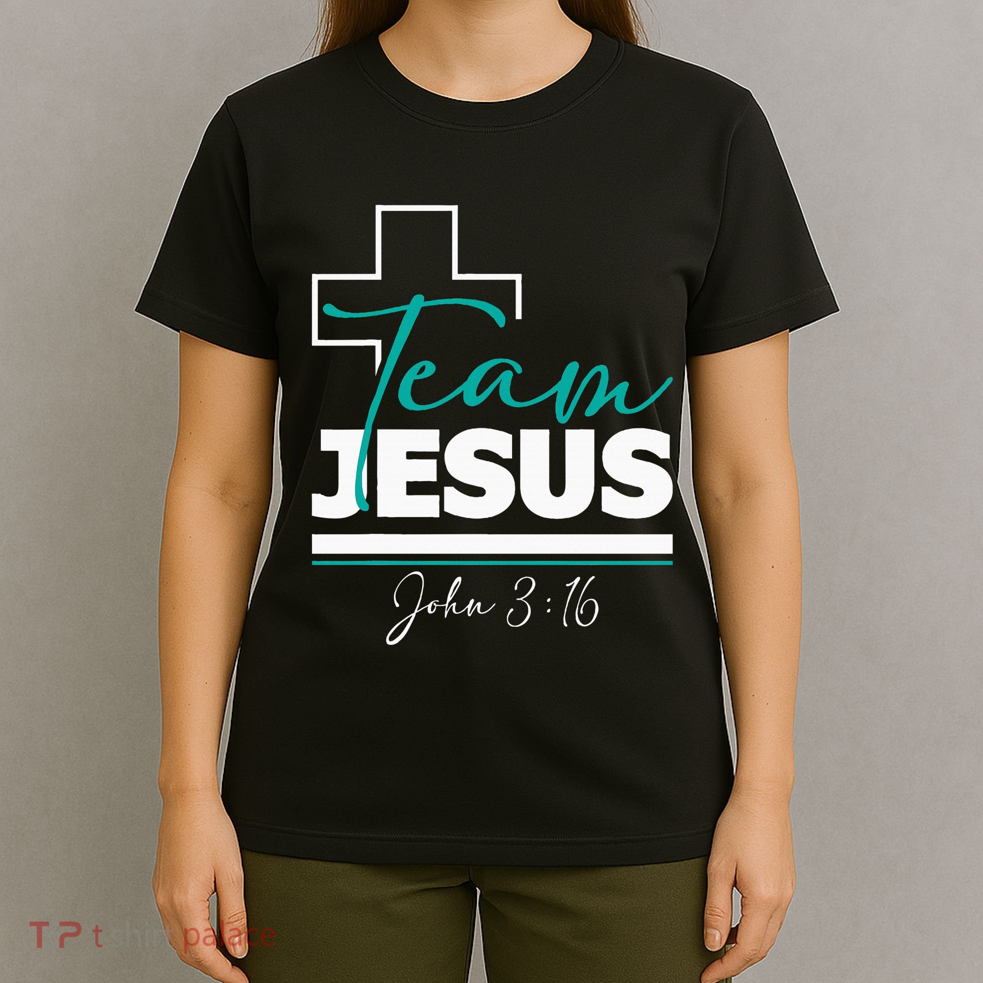 Team Jesus John 316 Christian Religious Bible Church T-Shirt