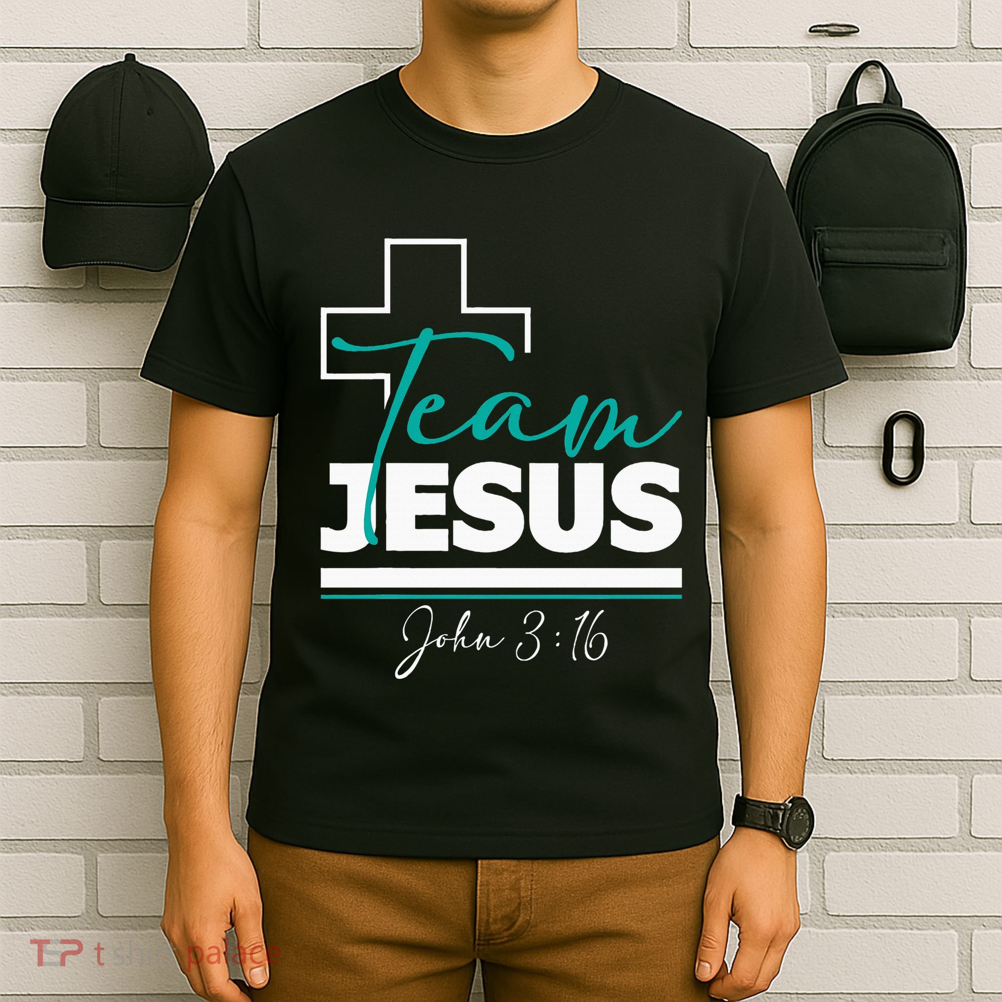 Team Jesus John 316 Christian Religious Bible Church T-Shirt