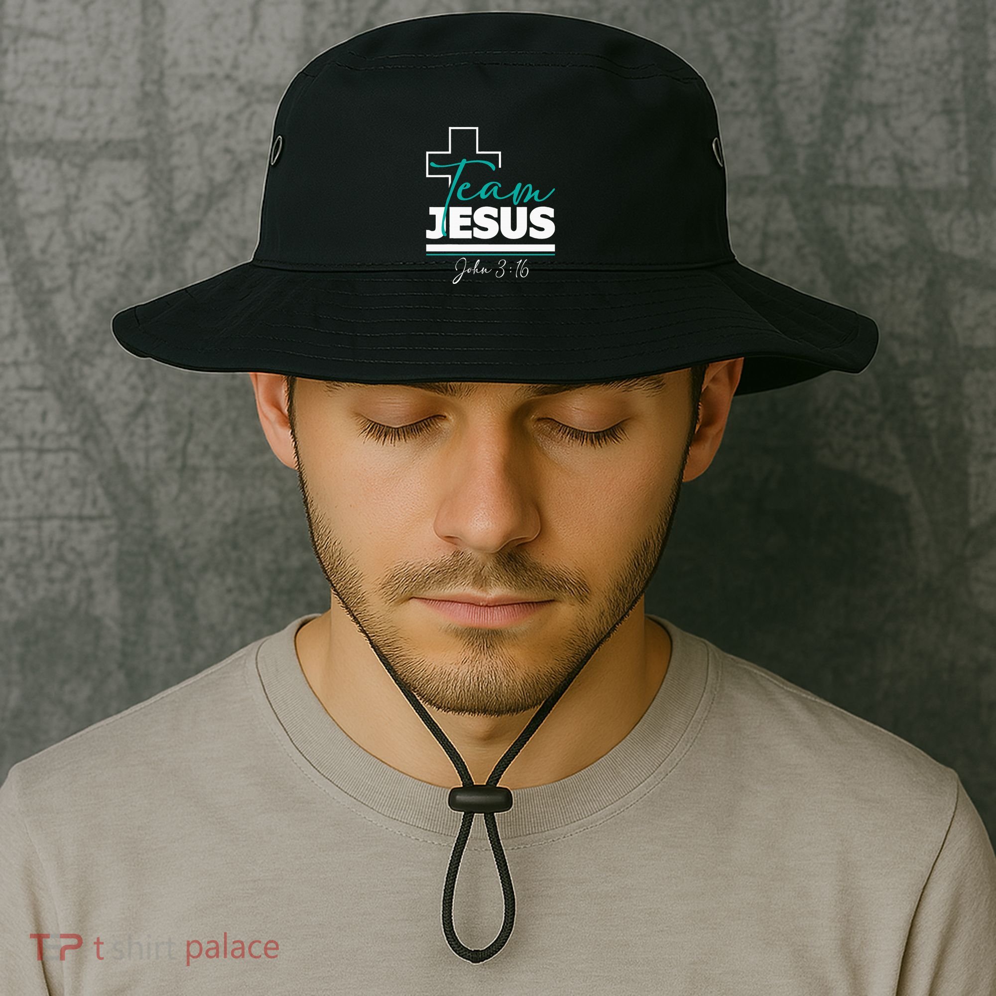 Team Jesus John 316 Christian Religious Bible Church Bucket Hat