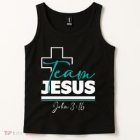 Team Jesus John 316 Christian Religious Bible Church Tank Top thumb 2