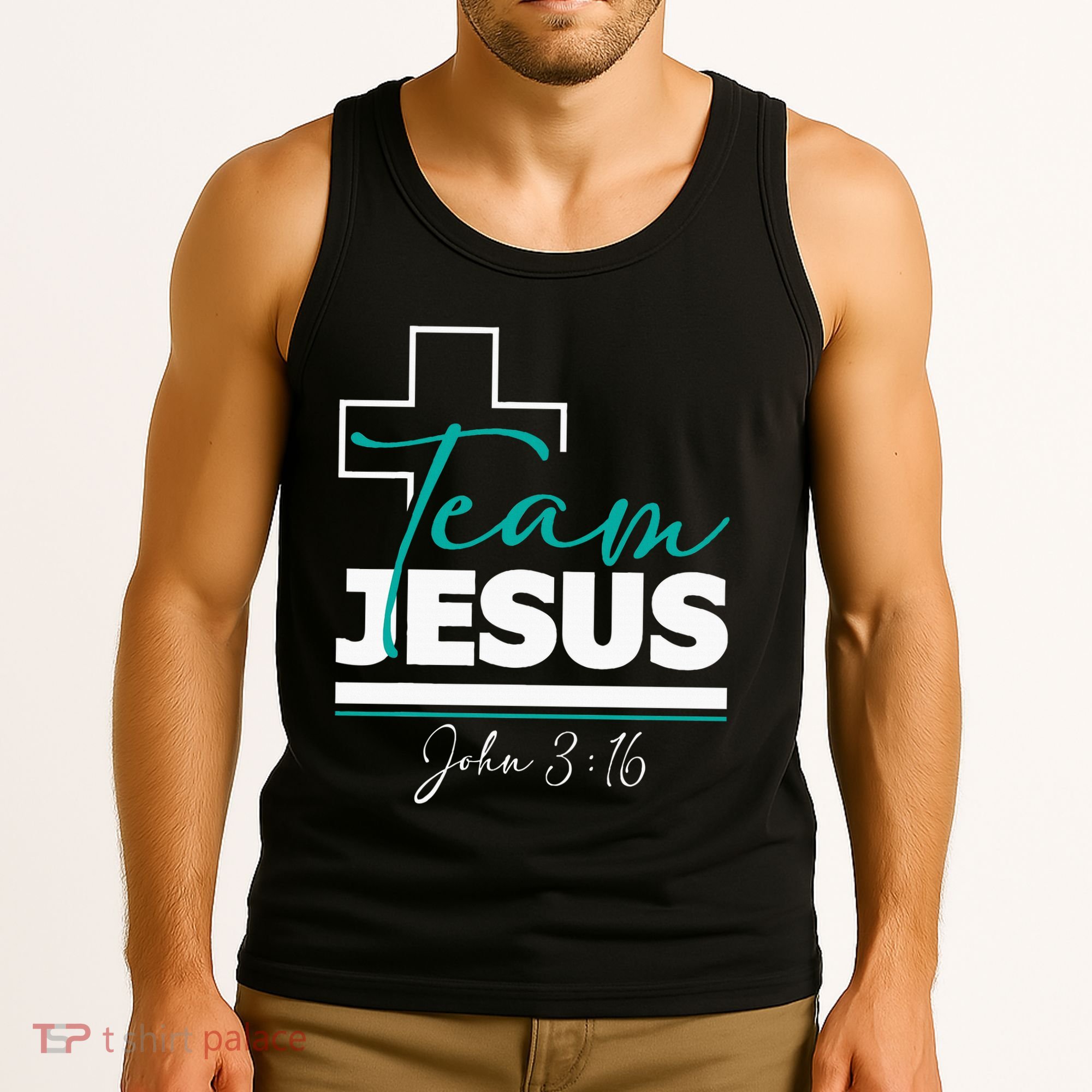 Team Jesus John 316 Christian Religious Bible Church Tank Top