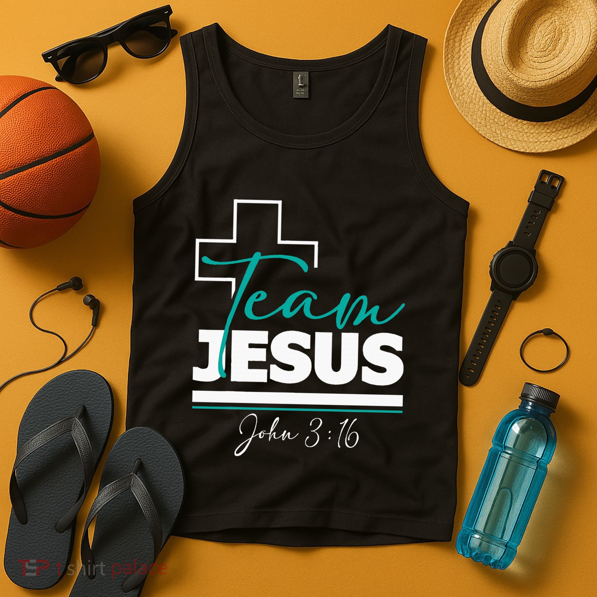 Team Jesus John 316 Christian Religious Bible Church Tank Top