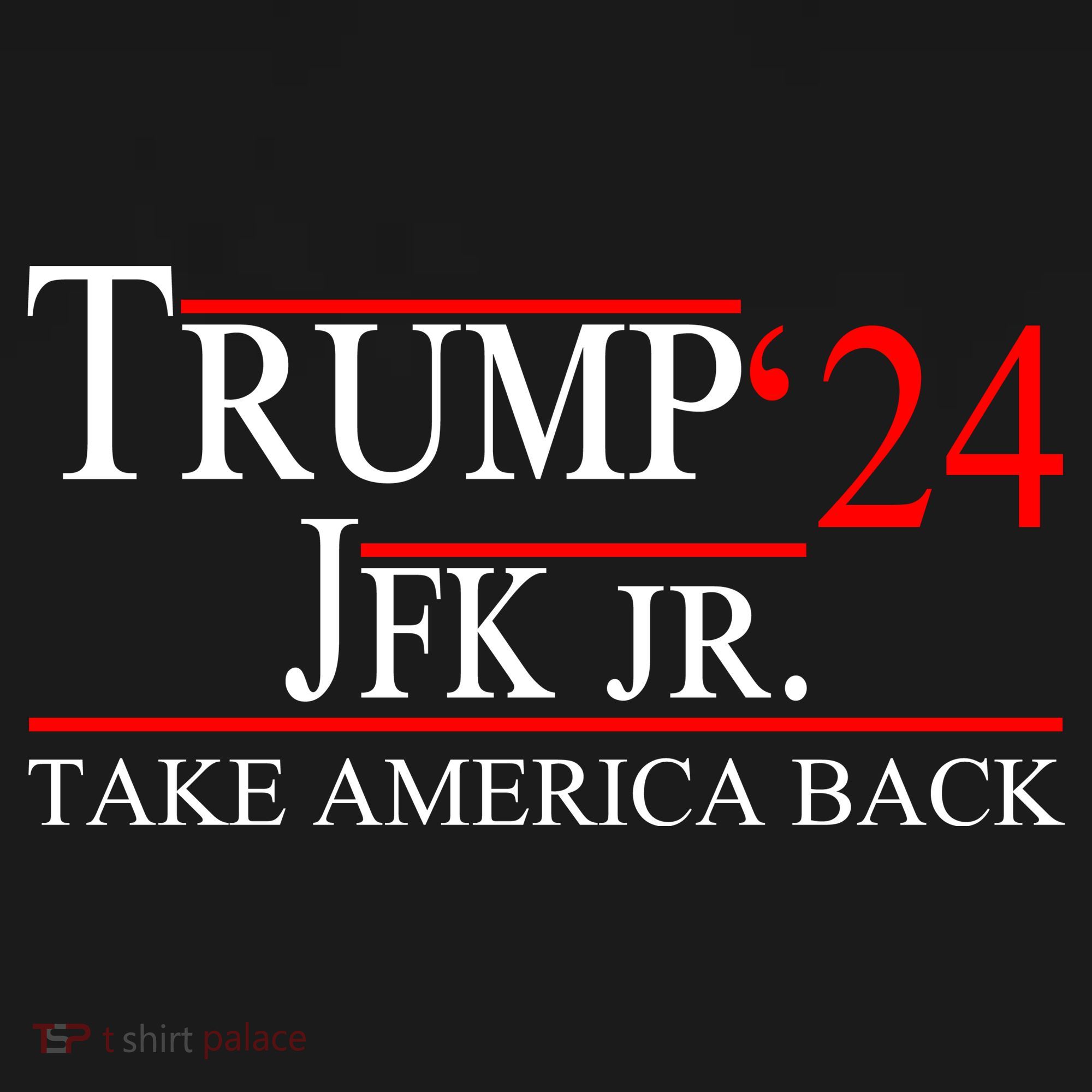 Trump JFK Jr Take America Back 2024 Ornament